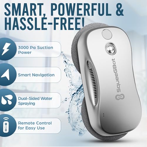 Window Cleaning Robot with Water Spraying J53387