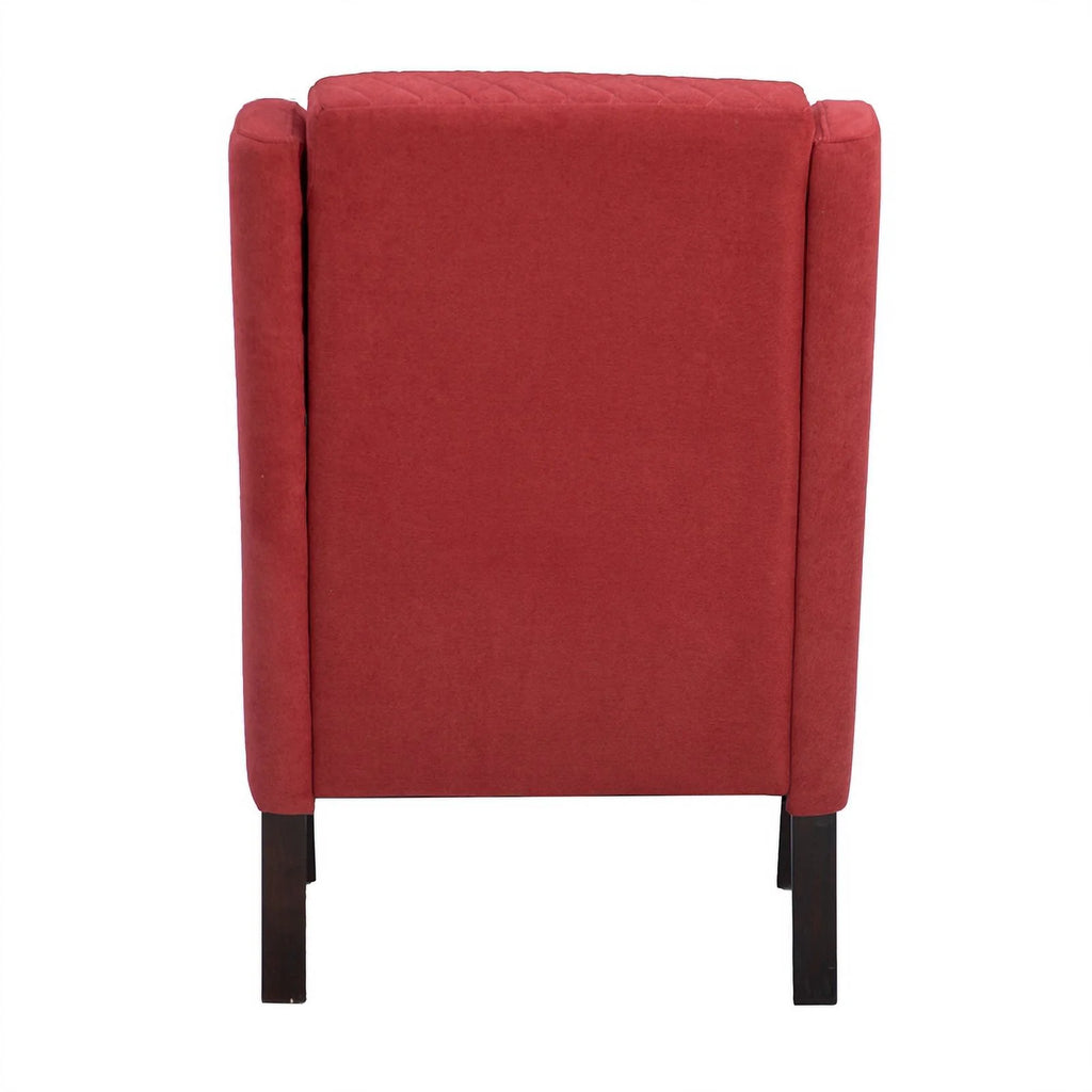 Upholstered Wingback Accent Chair with Quilted Back & Seat R222087