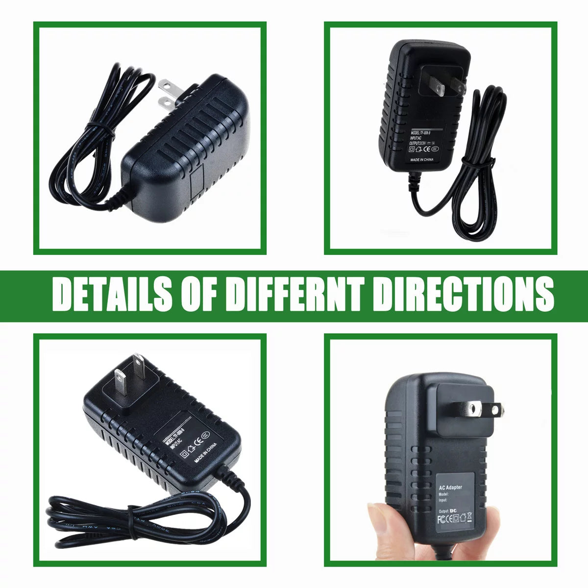 AC/DC Adapter Power Supply Cord Cable Wall Charger Z6526