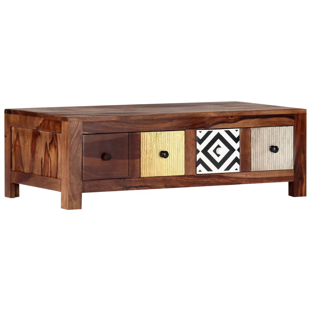 Solid Sheesham Wood Coffee Table Y964805
