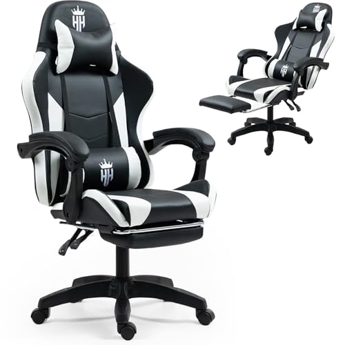 Ergonomic Reclining Gaming Chair with Footrest E3130