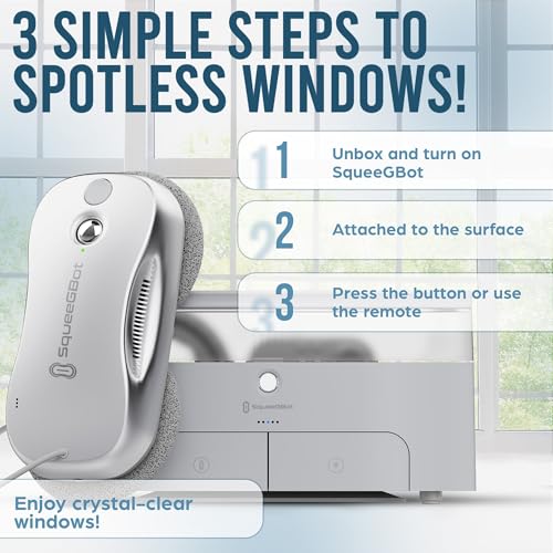 Window Cleaning Robot with Water Spraying J53387