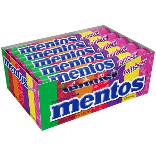 Chewy Mint Candy Roll, 14 Assorted Fruit Flavors, 15 Count H59972