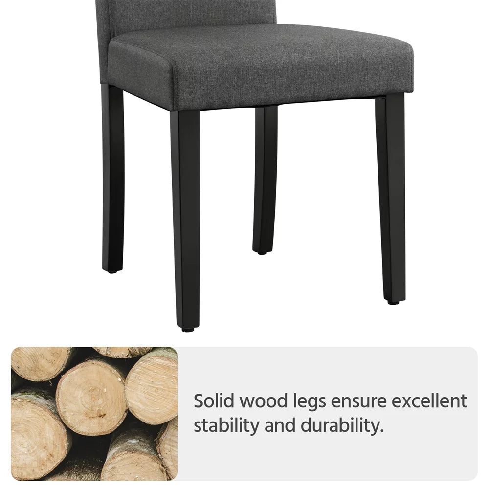 4pcs Fabric Upholstered Dining Chairs S5522
