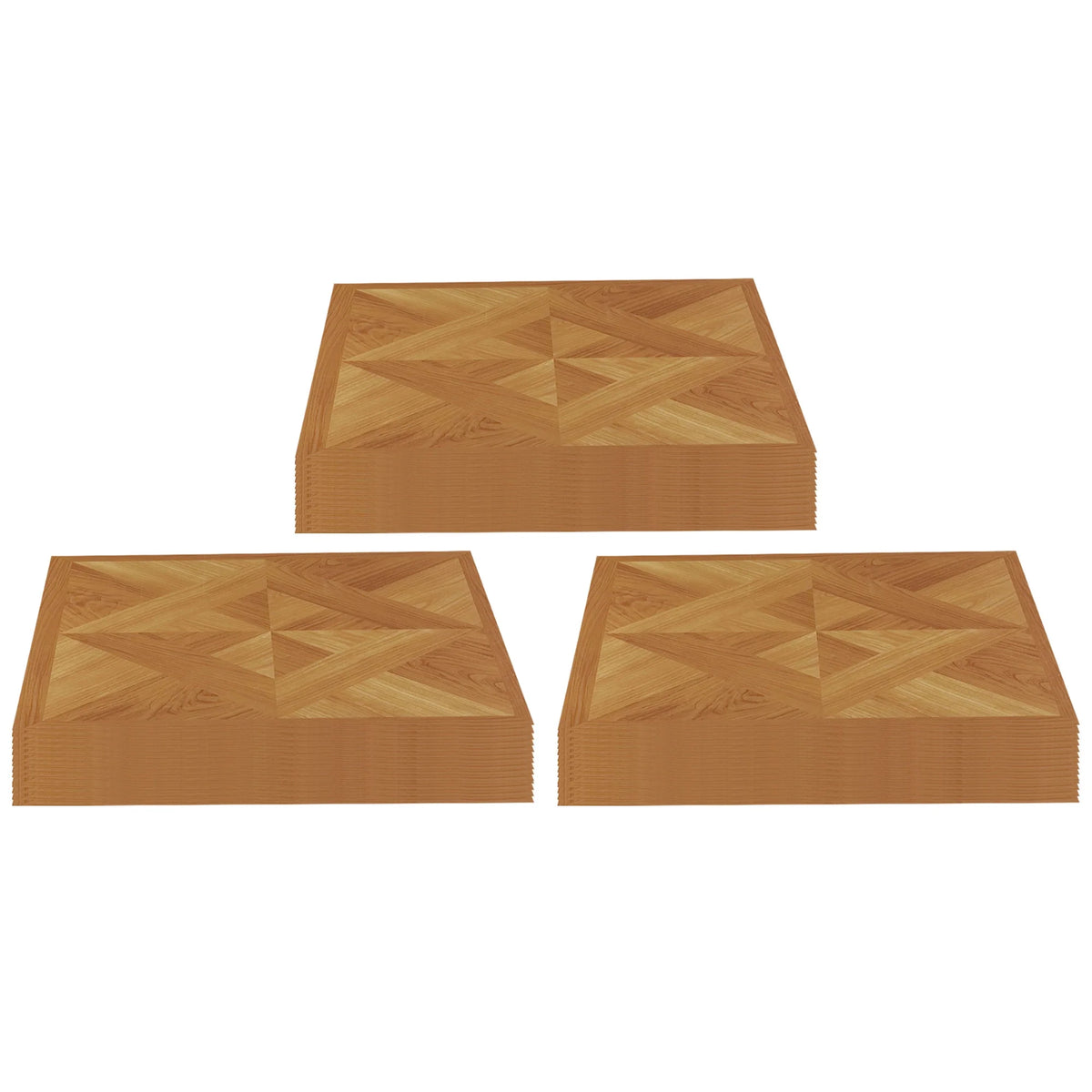 Light Oak Vinyl Floor Tile 60 Pack W1951