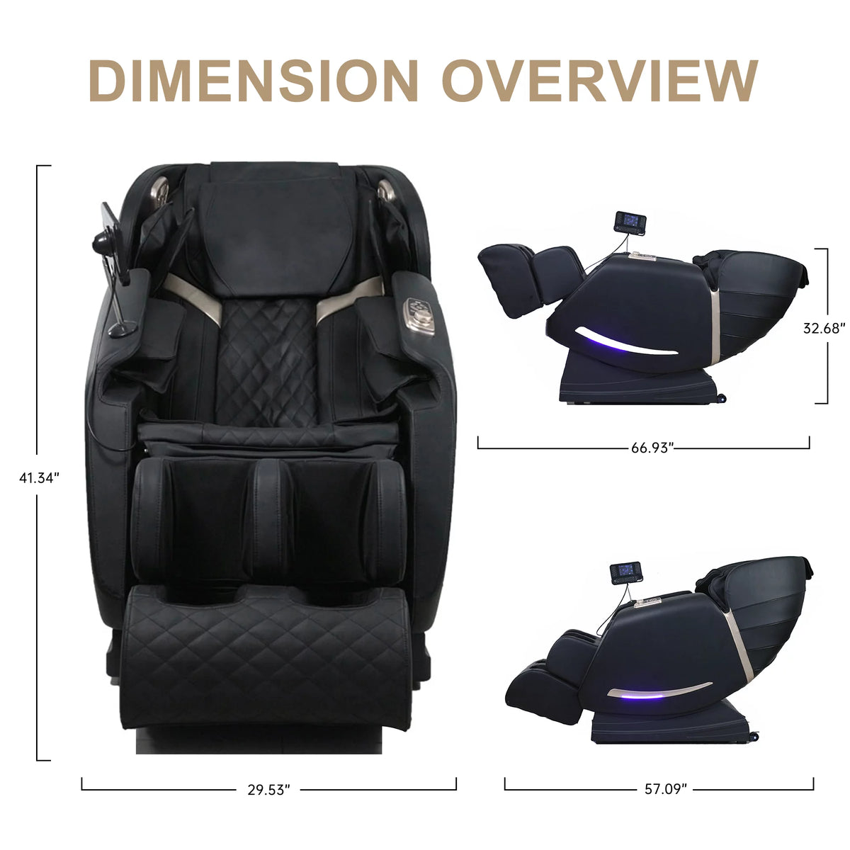 Zero Gravity Full Body Massage Chair with Heating and Airbag Z803