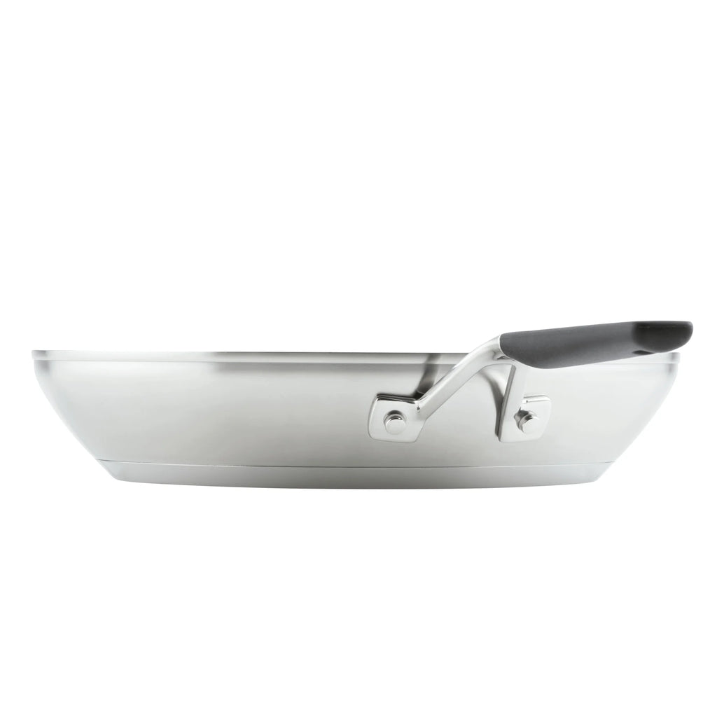 10 Pieces Brushed Stainless Steel Cookware Set T118