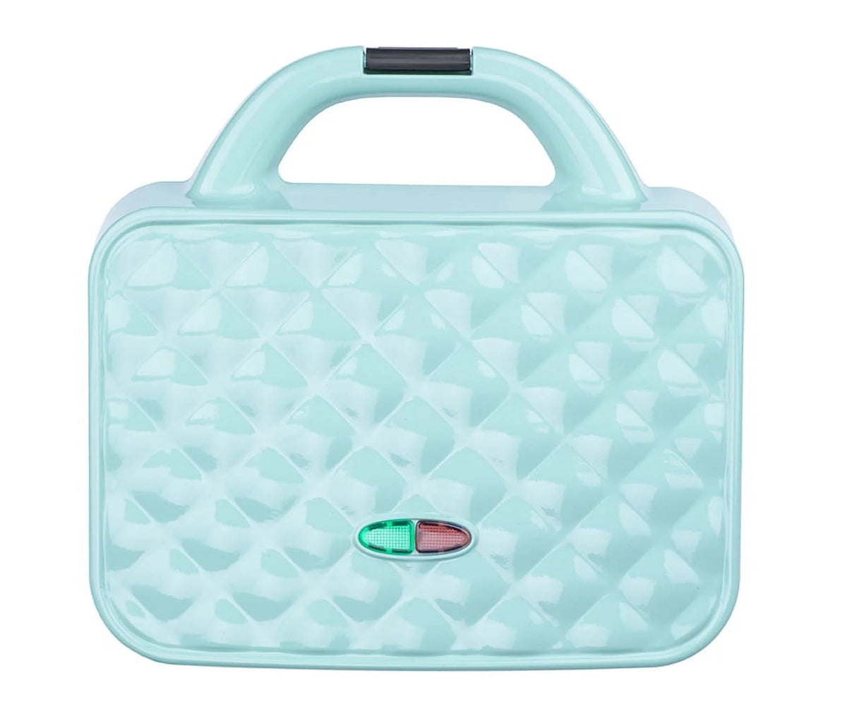 Blue Non-Stick Dual Waffle Maker D8542