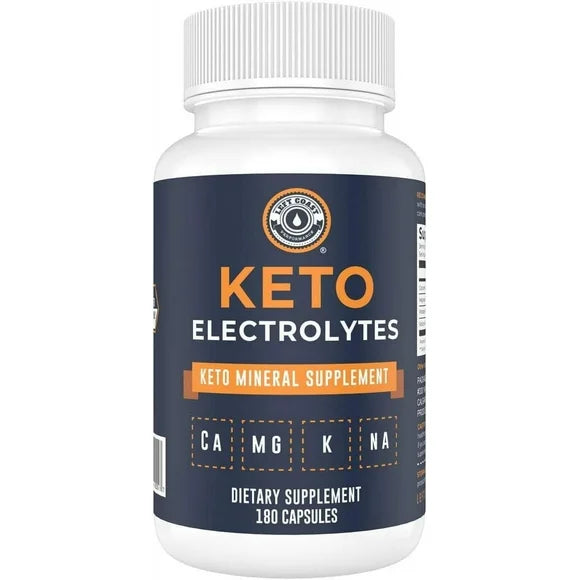 Keto Electrolyte Supplement Tablets - Magnesium, Sodium, Potassium & Minerals - 180 Ct P469138