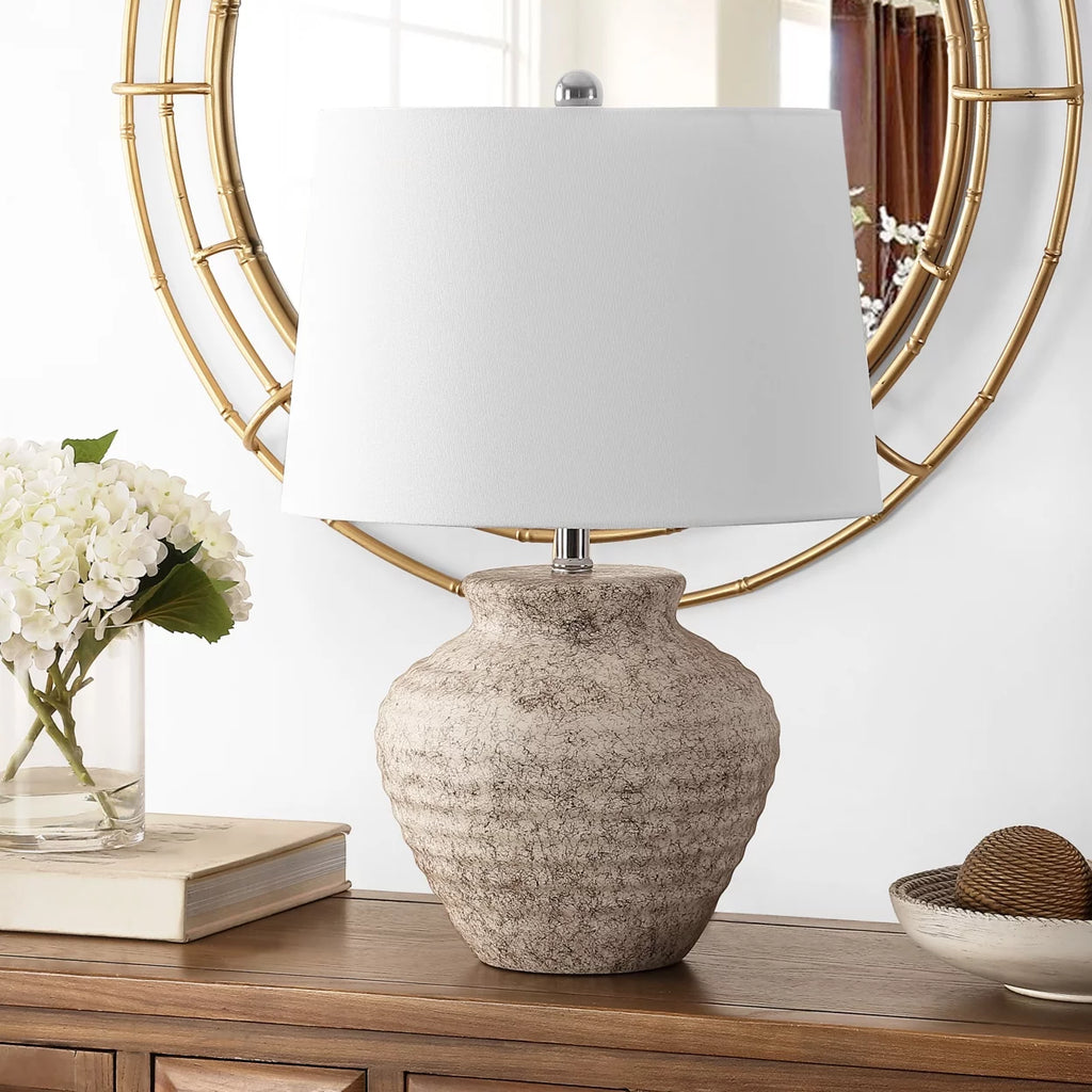Textured Ceramic Table Lamp P871