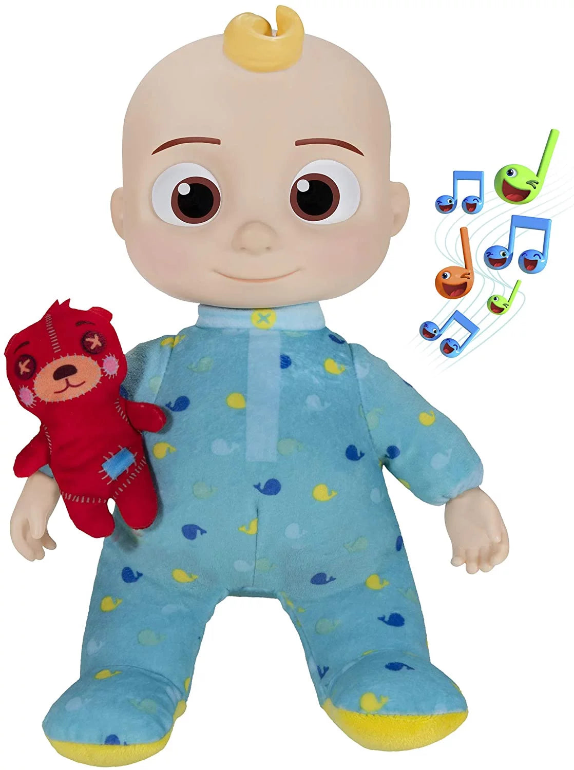Musical Bedtime Plush Doll with Pillow and Teddy Bear P998406