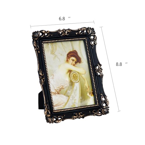 Vintage Picture Frames with Glass Front, 5X7 inch D140