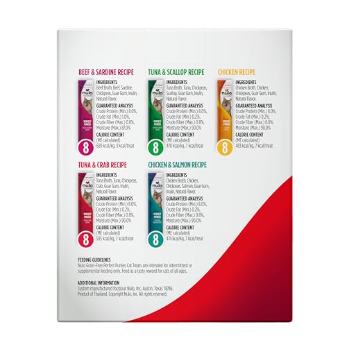 Grain-Free Wet Cat Treats Variety Pack 0.5 Ounce G6183