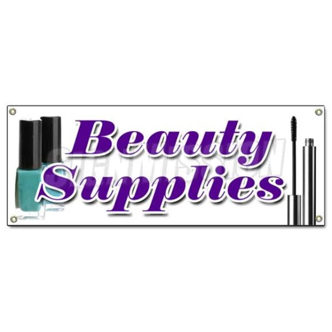 Beauty Supplies Banner Sign S51616
