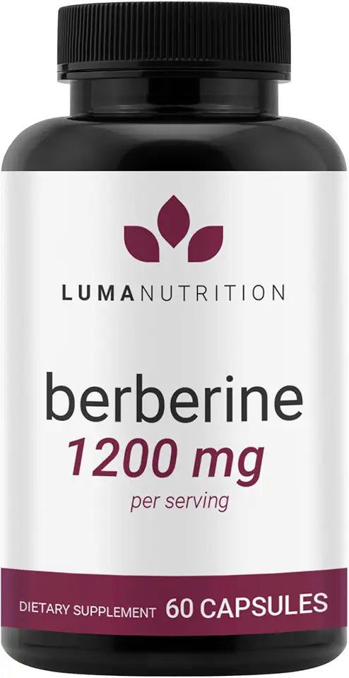 Berberine Supplement 1200mg Vegan 60 Capsules V21253