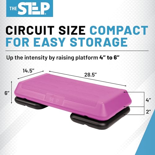 Exercise Step Platform with 2 Risers H7375