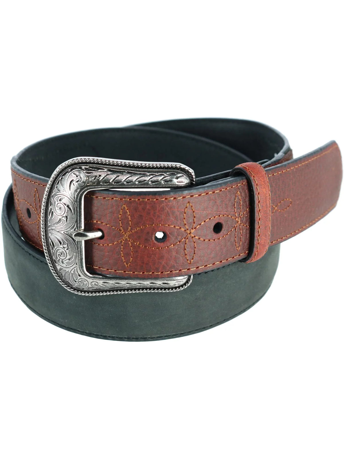 Leather Belt with Billets K364499