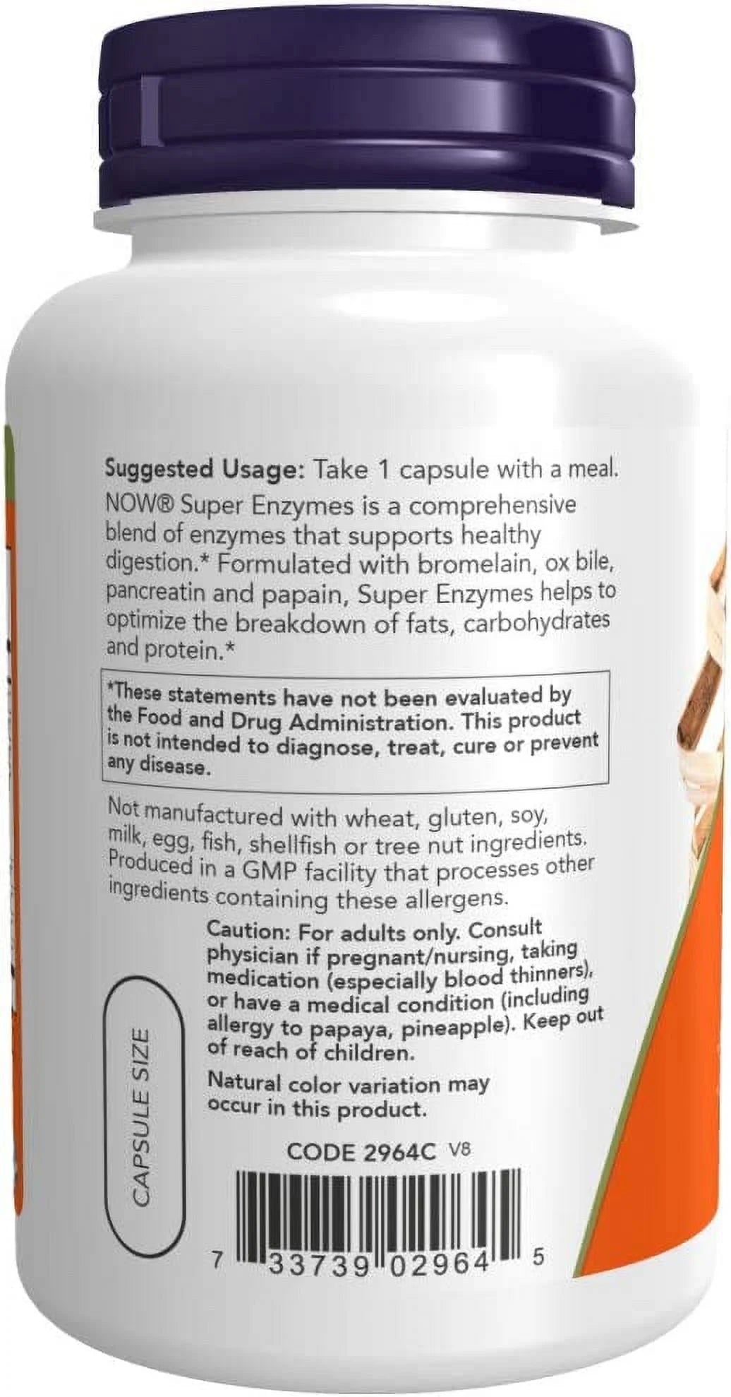 180 Capsules Super Enzymes Q6130