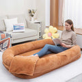 Large Dog Bed with Raised Cushioned Rim T583