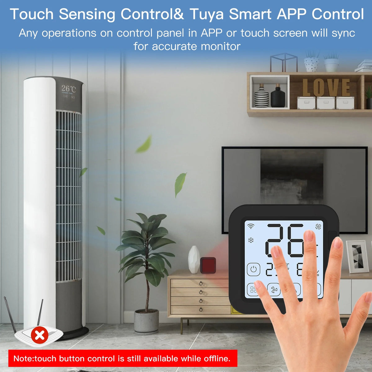 Wifi IR Air Conditioner Controller with LCD Display S307