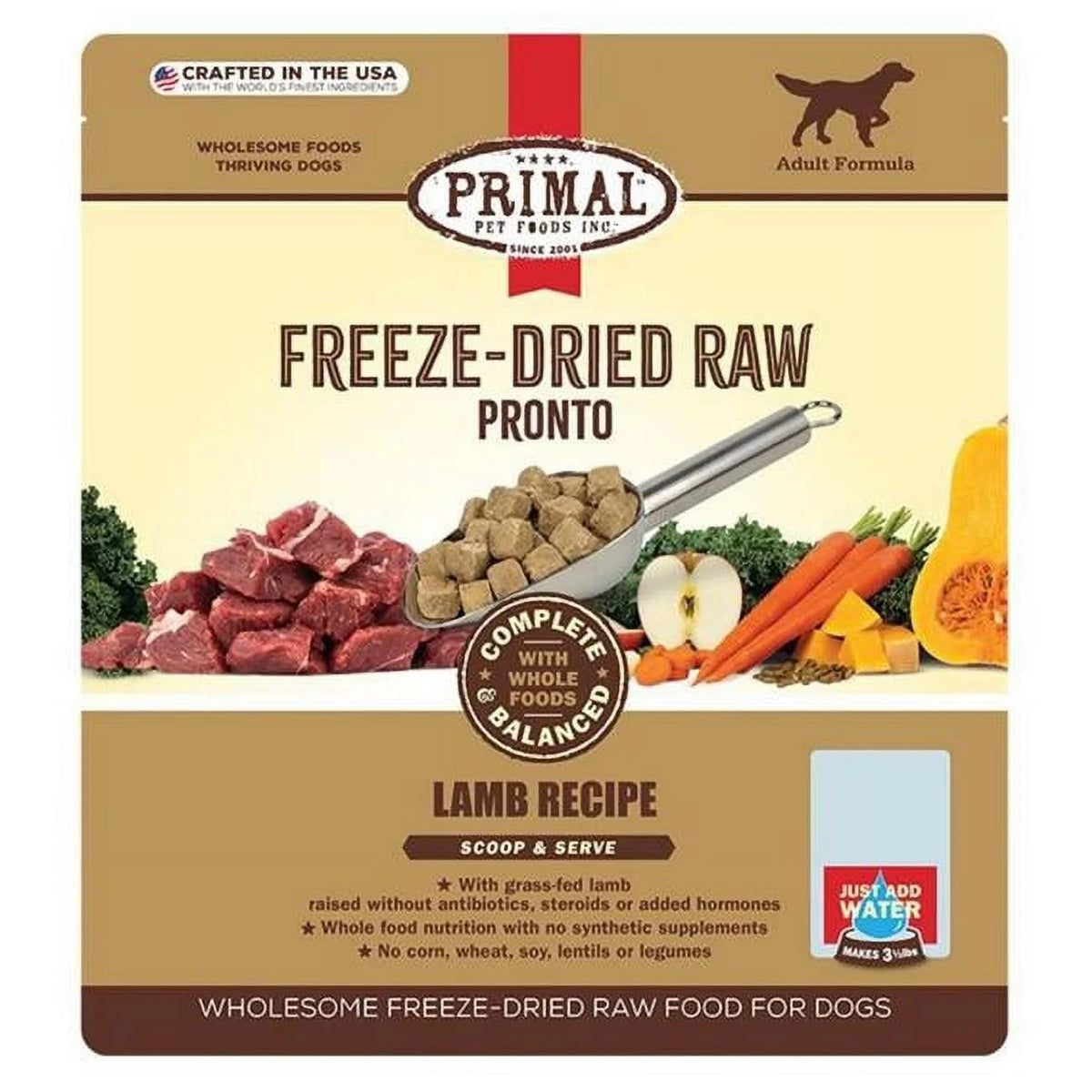 7 oz Freeze Dried Lamb Dog Food H4113