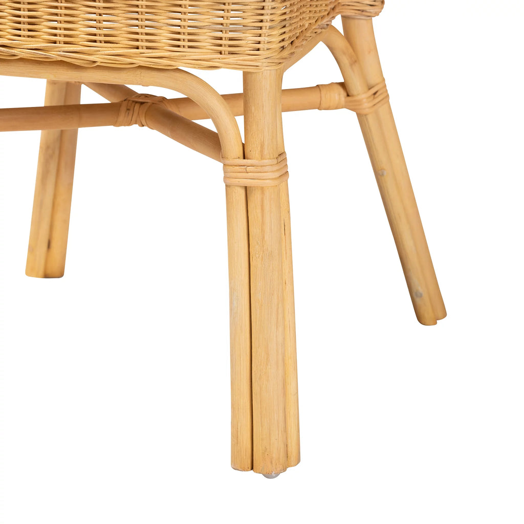 Natural Brown Rattan Dining Chair B9306