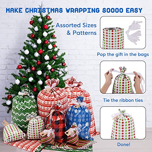 Christmas Gift Bags 34pcs Assorted Sizes E673950
