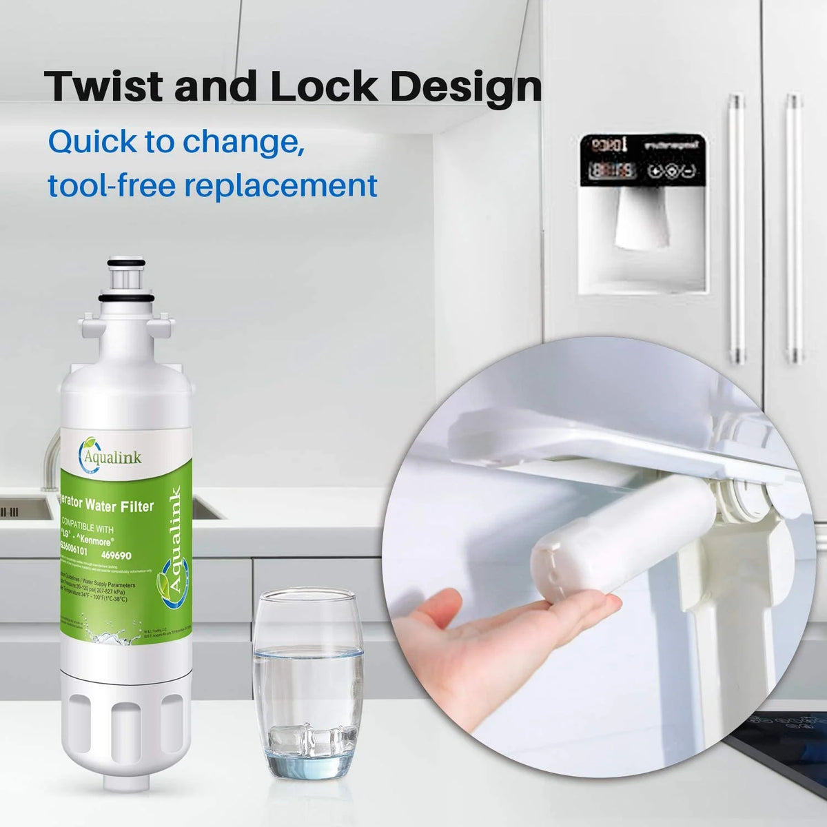 Replacement Refrigerator Water Filter 3 Pack W231943