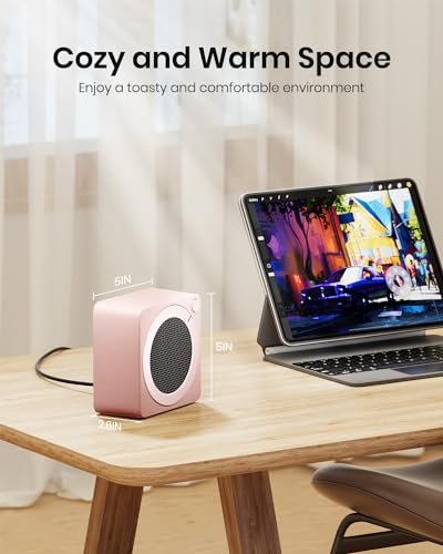 500W PTC Ceramic Portable Mini Electric Space Heater I404