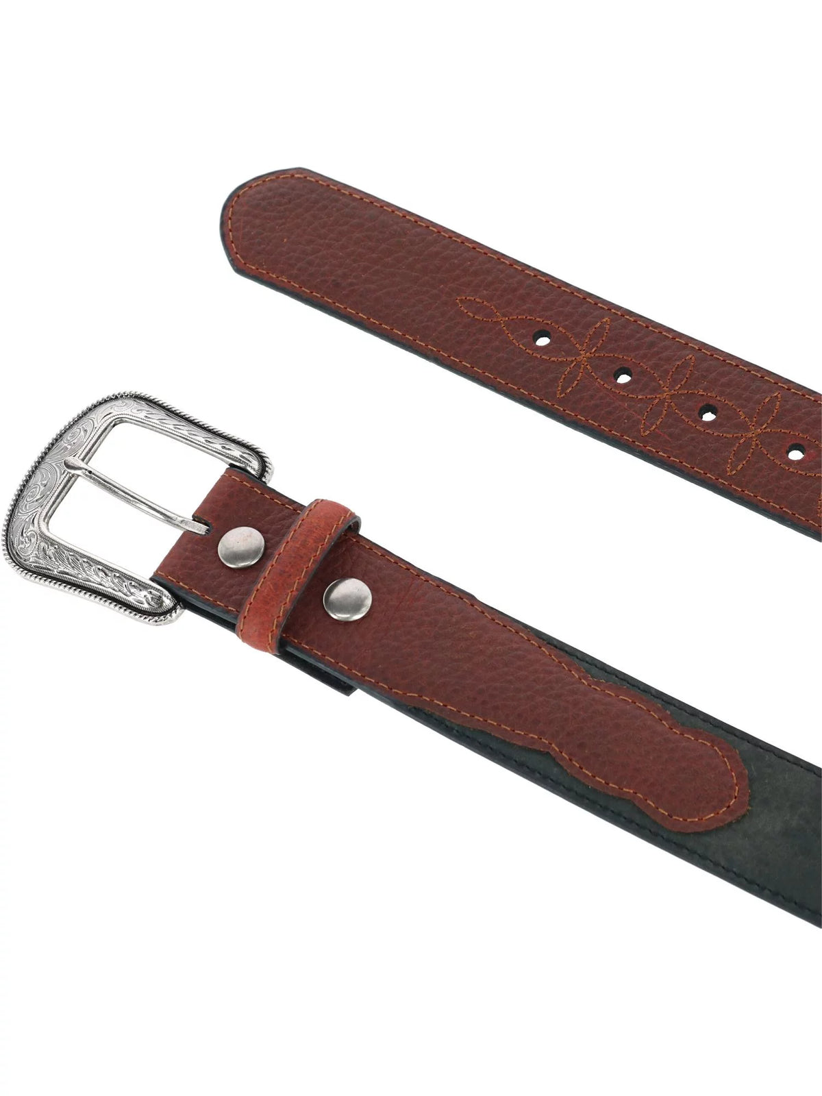 Leather Belt with Billets K364499
