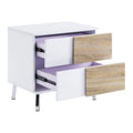 White High Gloss End Table I1121