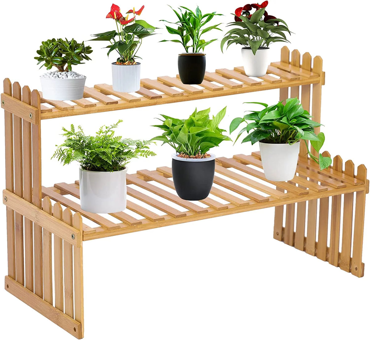 2-Tier Wooden Plant Stand G837