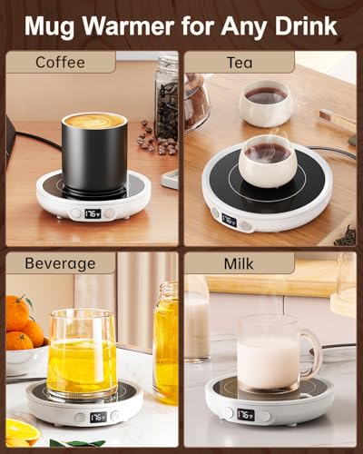 36W Black Coffee Cup Warmer with Digital Display T657737