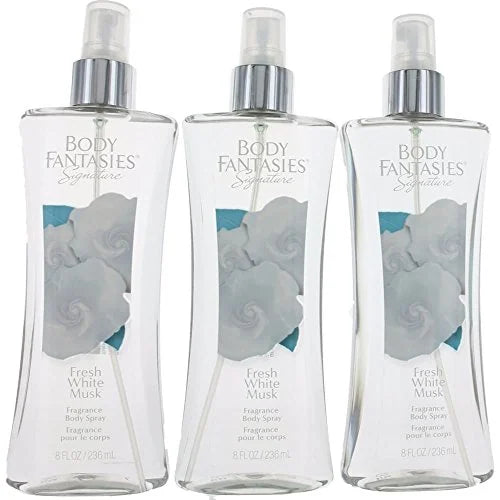 White Musk 3 Pack 8oz Fragrance Body Spray N334085