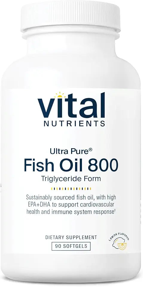 Fish Oil 800 Triglyceride Lemon Flavor 90 Count N890