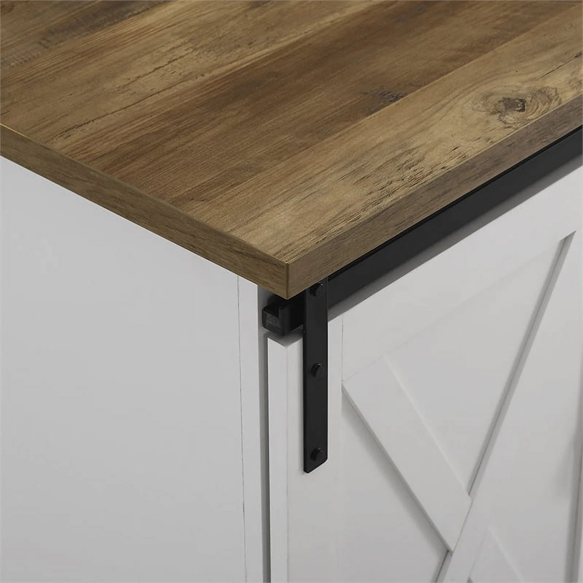 Modern Wood TV Stand up to 58" Solid White W294