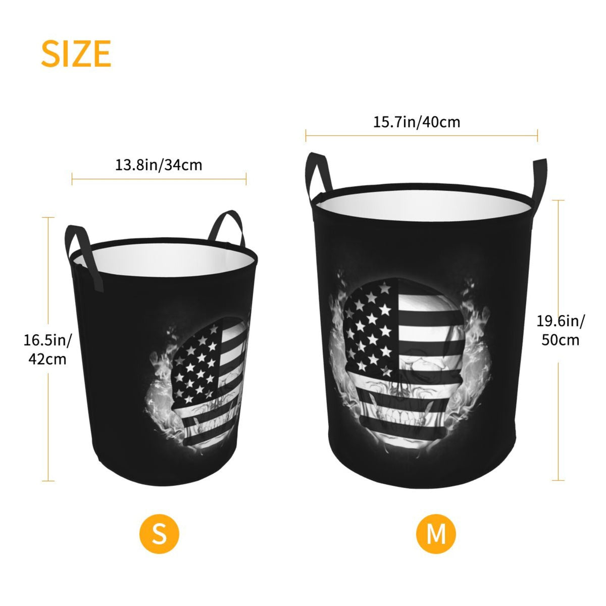 Collapsible 62L Black Laundry Basket Y38748