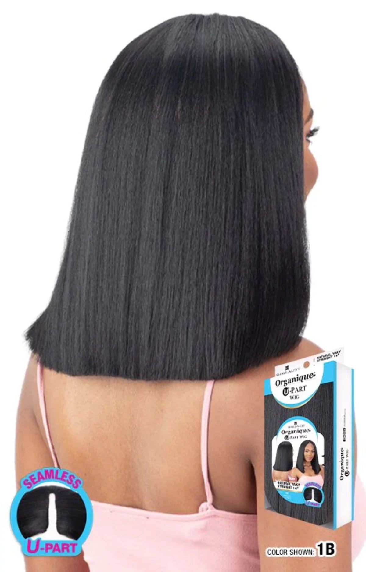 Wig U-Part Natural Yaky straight 14" D622