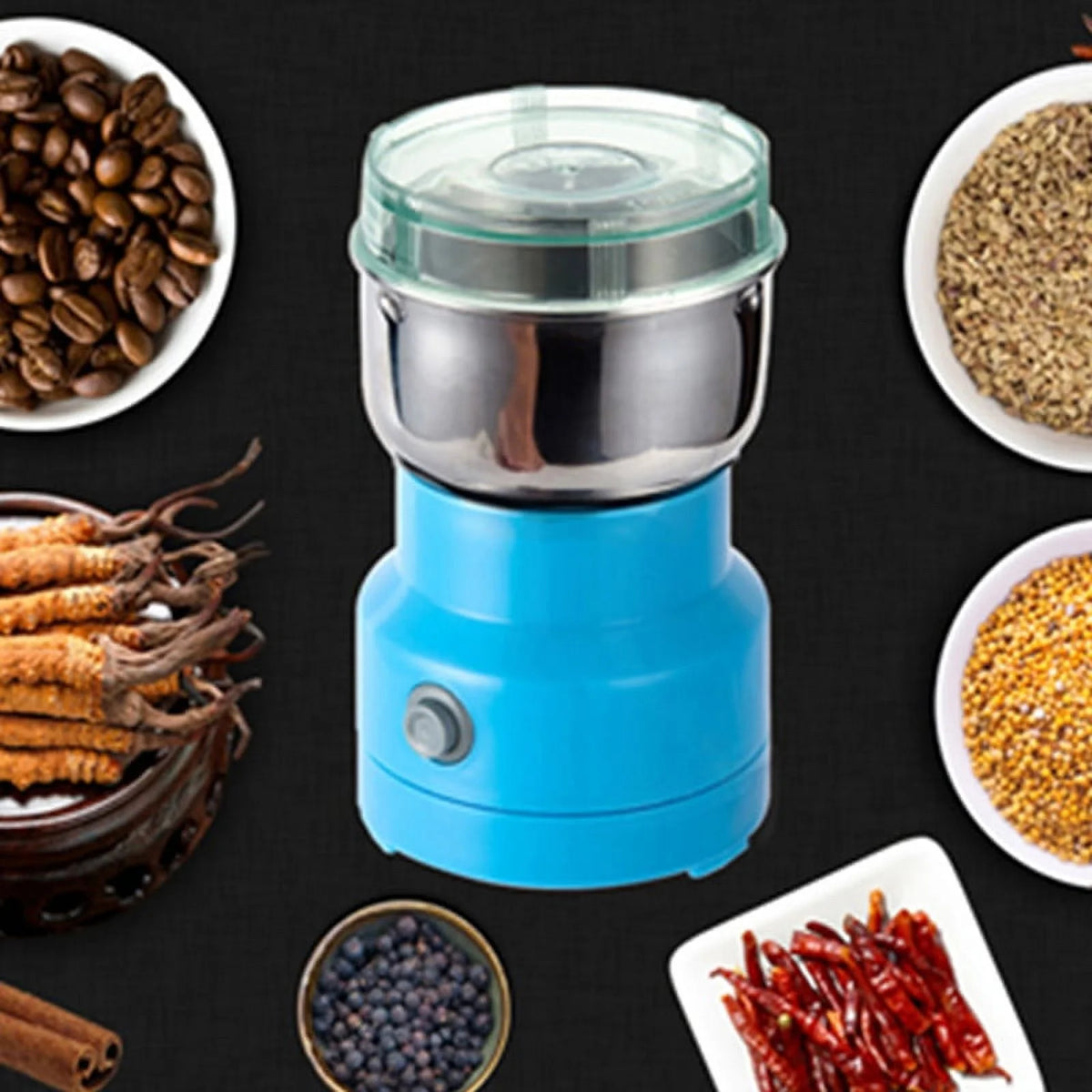 Blue Electric Food Chopper S3666