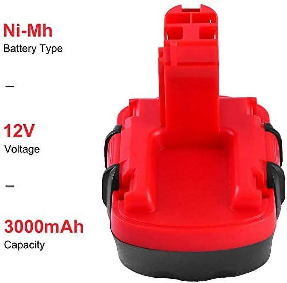 2 Pack 12V 3.0Ah Ni-MH Cordless Power Tool Battery A6030