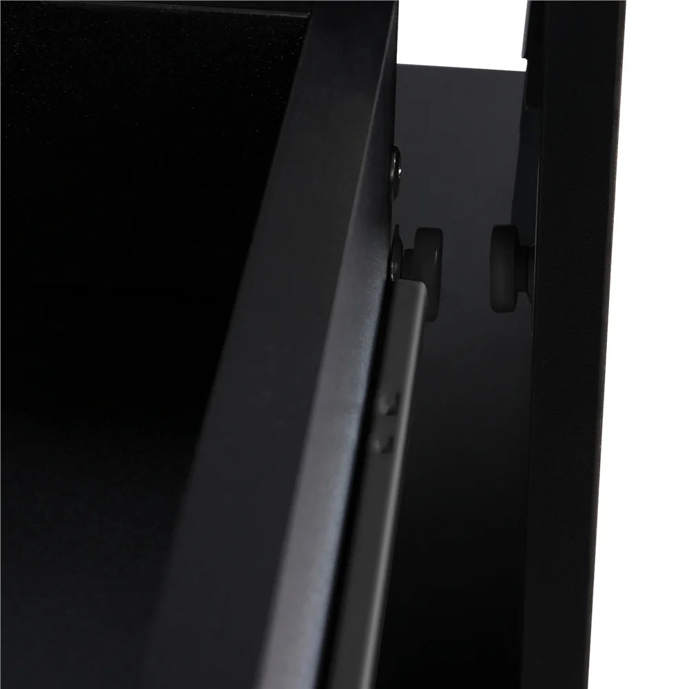 Black Computer Desk with Drawer & Shelves Y99032