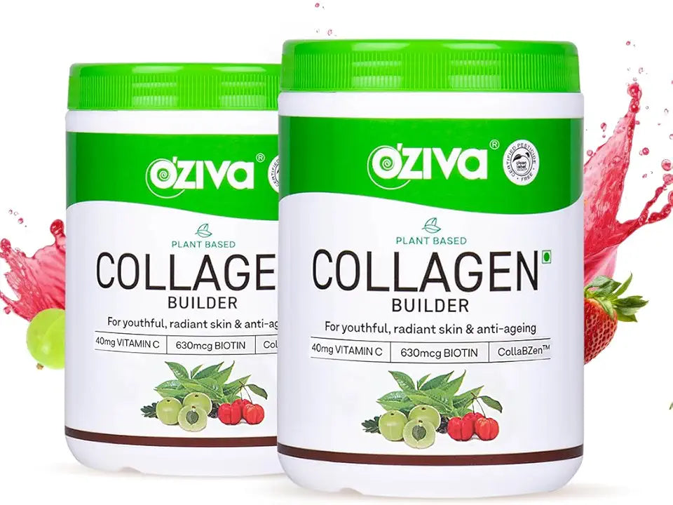 Plant Based Collagen Powder with Biotin, Silica & Vitamin C 250G Pack of 2 J212