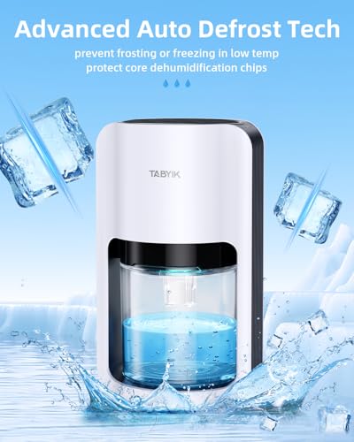 35 OZ Small Quiet Dehumidifier with Auto Shut Off Y653
