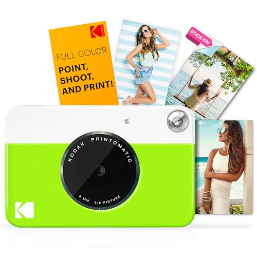 Full-Color Instant Print Digital Camera 5MP with Zink 2x3" Photo Paper L39949