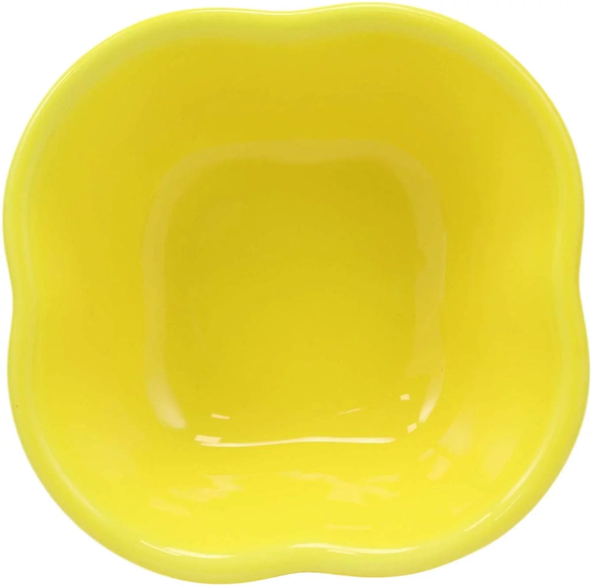 Ceramic Yellow Bell Pepper Bowl Condiments Container Set of 2 H29397