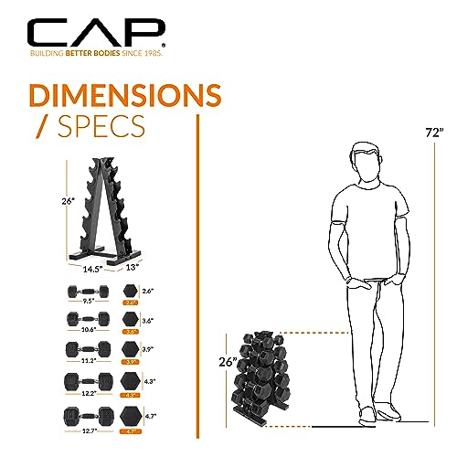 Dumbbell Set with Rack M20289