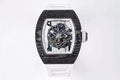 White Dial Black Bezel Skeleton Watch N456411