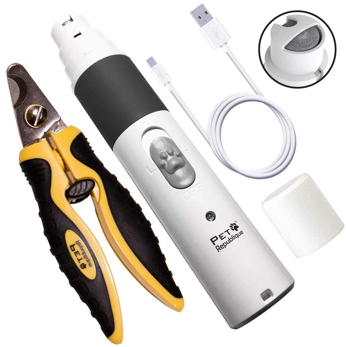 Cordless Dog & Cat Nail Grinder & Nail Clippers C7875