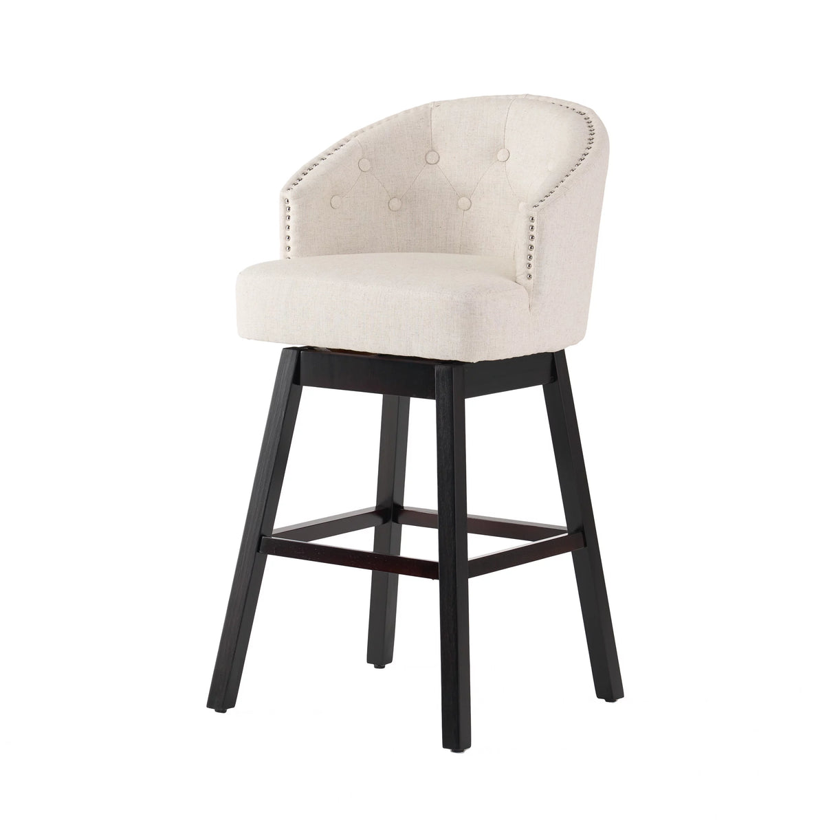 Beige Bar Stool Set of 2 V897012