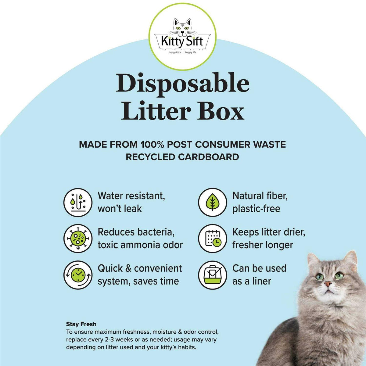 Eco-Friendly Disposable Litter Box S720